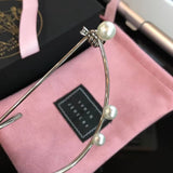 S-sunglasses Fashion Pearl half decorative glasses Non lens frame electronic girl for y.v.m.i.n
