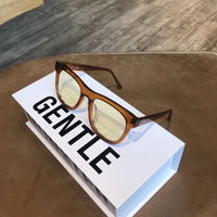 S-sunglasses New Gentle Monster man or Women eyeware Cat Eye Mirrored Flat Lenses Street Fashion Metal Frame Women Sunglasses For W BACK 01