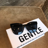 S-sunglasses New Gentle Monster man or Women eyeware Cat Eye Mirrored Flat Lenses Street Fashion Metal Frame Women Sunglasses For W BACK 01