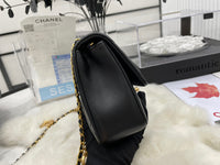 CHANEL Fashion C brand Bag For Woman AS3457 B08840 NJ523 America MINI FLAP BAG Shoulder Messenger Lambskin & Gold-Tone Metal Light Pink