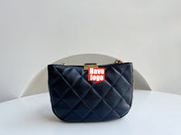 CHANEL Fashion C brand Bag For Woman AS3475 B08852 94305 America Crossbody SMALL HOBO BAG Messenger Lambskin & Gold-Tone Metal Black