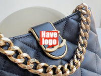 CHANEL Fashion C brand Bag For Woman AS3475 B08852 94305 America Crossbody SMALL HOBO BAG Messenger Lambskin & Gold-Tone Metal Black