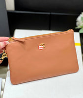 FOR CHANEL Fashion C brand Bag For Woman AS3260 B08872 10601 America 22 SMALL HANDBAG Shoulder Messenger Calfskin & Silver-Tone Metal White