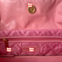 FOR CHANEL Fashion C brand Bag For Woman AS3260 B08872 10601 America 22 SMALL HANDBAG Shoulder Messenger Calfskin & Silver-Tone Metal White