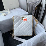 CHANEL Fashion C brand Bag For Woman AS3470 B08850 94305 America SMALL SHOPPING BAG Shoulder Messenger Grained Calfskin & Gold-Tone Metal Black
