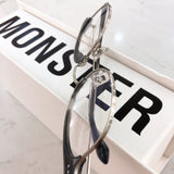 S-sunglasses 2021 Gentle Anti Radiation Glasses For Alio With White Round Case Retro Round Glasses Frame Anti Blue Light Eyeglasses Round Oversized Antiradition Replaceable Lens in Full Metal Frame Computer Eyewear for Women and Men