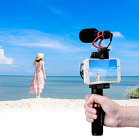 E-electronic XINPU Comica CVM-R2/CVM-R3 Smartphone Video Rig Hand Grip Handle Stabilizer Kit for iPhone X 8 7 6s Plus for Samsung Huawei Cell Phone etc