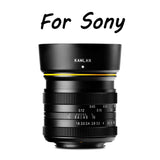 E-Electronic KAMLAN New Product KL21MM F1.8 Wide-angle Fixed Focus APS-C Frame Mirrorless lens Portable Waterproof Mirrorless Camera Manual Fix Focus Prime Lens for Canon EOS-M for Sony E for Fuji FX/ M4/3