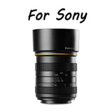E-Electronic Kamlan 28mm f1.4 Humanistic fixed focus APS-C frame mirrorless lens Wide Angle APS-C Large Aperture Manual for Mirrorless Cameras For Sony Fuji M4/3 Canon Camera Lens