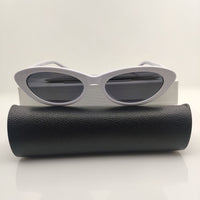 Small Oval Acetate Sunglasses Black Brand Designer Female Retro Shades For Women Fashion Sunglasses Girls Women Sun Glasses