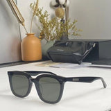 Original 2023 Gentle Monster Heizer Black Zeiss Lens Sunglasses Black Suit