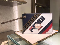 H-bag Fendi SMALL TRIPLETTE CLUTCH Multicolor leather clutch