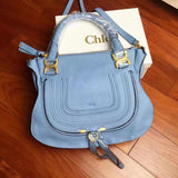 H-bag Chloe MARCIE HANDBAG Marcie handbag in watersnake print calfskin 36×12×26CM