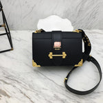 H-bag Prada Cahier Large leather bag NO.1BD178 SIZE:24×17×7cm