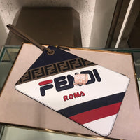 H-bag Fendi SMALL TRIPLETTE CLUTCH Multicolor leather clutch