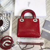 H-bag LADY Dior LAMBSKIN TOTE MINI BAG 17cm