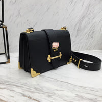 H-bag Prada Cahier Large leather bag NO.1BD178 SIZE:24×17×7cm
