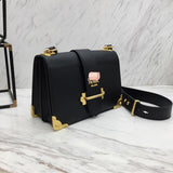 H-bag Prada Cahier Large leather bag NO.1BD178 SIZE:24×17×7cm