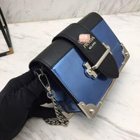 H-bag P.r.a.d.a Cahier leather bag  NO.1BH018 SIZE:18×12×4cm