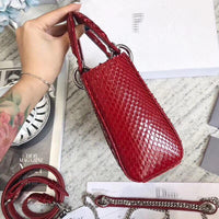H-bag LADY Dior LAMBSKIN TOTE MINI BAG 17cm