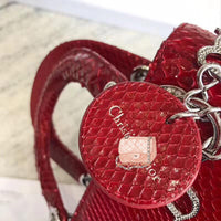 H-bag LADY Dior LAMBSKIN TOTE MINI BAG 17cm