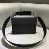 H-bag Fendi KAN I F Black leather bag
