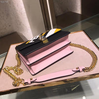 H-bag Fendi KAN I SMALL Multicolor leather mini-bag