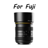 E-Electronic Kamlan 28mm f1.4 Humanistic fixed focus APS-C frame mirrorless lens Wide Angle APS-C Large Aperture Manual for Mirrorless Cameras For Sony Fuji M4/3 Canon Camera Lens