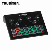 E-electronic XINPU Trusiner SC-01 Portable Audio Maudio Interface Professional Mixer Sound Card For Broadcast Studio Recording