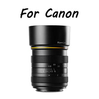 E-Electronic Kamlan 28mm f1.4 Humanistic fixed focus APS-C frame mirrorless lens Wide Angle APS-C Large Aperture Manual for Mirrorless Cameras For Sony Fuji M4/3 Canon Camera Lens