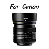 E-Electronic KAMLAN New Product KL21MM F1.8 Wide-angle Fixed Focus APS-C Frame Mirrorless lens Portable Waterproof Mirrorless Camera Manual Fix Focus Prime Lens for Canon EOS-M for Sony E for Fuji FX/ M4/3