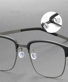 Denmark Titanium No Screw Korea Glasses Frames Optical Ultra-light Business Round Prescription Diopter 9835 Eyeglasses Men
