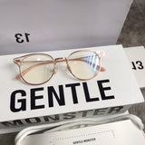 S-sunglasses 2021 Gentle Anti Radiation Glasses For Alio With White Round Case Retro Round Glasses Frame Anti Blue Light Eyeglasses Round Oversized Antiradition Replaceable Lens in Full Metal Frame Computer Eyewear for Women and Men