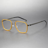 Glasses Frame For Men Denmark Linde 9753 Titanium No Screw Korea Square Glasses Frames Optical Ultra-light Business
