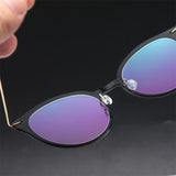 Men's Glasses Frame 6548 Denmark Titanium No Screw Korea Glasses Frames Optical Ultra-light Business Round Frame Glasses