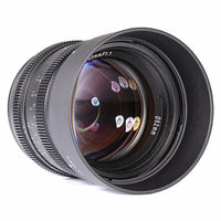 E-Electronic Kamlan lens 50mm F1.1 APS-C Large Aperture Manual Focus Lens Standard Fixed Focus APS-C Frame Mirrorless Lens Cameras lentille Camera Lens For Canon EOS-M NEX Fuji X M4/3 Cameras
