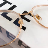 S-sunglasses 2021 Gentle Anti Radiation Glasses For Alio With White Round Case Retro Round Glasses Frame Anti Blue Light Eyeglasses Round Oversized Antiradition Replaceable Lens in Full Metal Frame Computer Eyewear for Women and Men