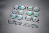 Men Women's Eyeglasses Denmark Linde 6558 Titanium No Screw Korea Glasses Frames Optical Ultra-light Business Glasses