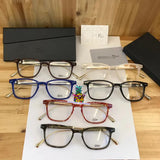 S-sunglasses New Dior CD0362 Women's Plastic Brown Half Frame Eyeglass Frames Glasses