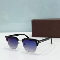 Sunglasses Luxury Brand Tom For Women Sunglasses 2023 TF805-K Famous Brand Luxury Designer Round Accetate Popular Shades