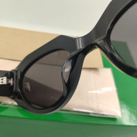 Black Acetate Oval Sunglasses For Women Brand Designer Summer PROTECT Hot Products Ladies Female Shield For Sun Glasses UV400