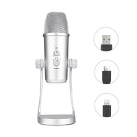 E-electronic XINPU BOYA BY-PM700SP USB Mic Microphone Stereo Condenser PC Mic for Vocals Podcast Interview Computer PC for iPhone Android Recording