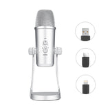 E-electronic XINPU BOYA BY-PM700SP USB Mic Microphone Stereo Condenser PC Mic for Vocals Podcast Interview Computer PC for iPhone Android Recording