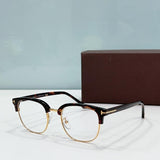Glasses For Men Women Tom For Women's Eyeglass Frame TF5061T  Retro Acetate Titanium Round Eyeglass Frames Man Glasses Frames