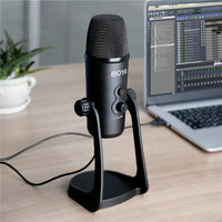 E-electronic XINPU BOYA BY-PM700 USB Condenser Microphone with Flexible Polar Pattern for Windows and Mac Computer Recording Interview Conference