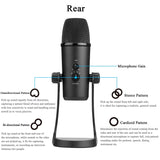 E-electronic XINPU BOYA BY-PM700 USB Condenser Microphone with Flexible Polar Pattern for Windows and Mac Computer Recording Interview Conference