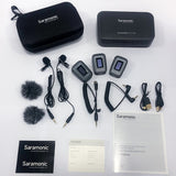 E-electronic XINPU Saramonic Blink 500 Blink500 Pro B1 B2 Wireless Lavalier Microphone Dual Channel Studio Condenser Interview Mic for Phone DSLR
