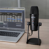 E-electronic XINPU BOYA BY-PM700 USB Condenser Microphone with Flexible Polar Pattern for Windows and Mac Computer Recording Interview Conference