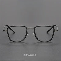 Man Glasses Frames 5506A Denmark Titanium No Screw Korea Glasses Frames Optical Ultra-light Business Eyeglass Frame