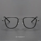 Man Glasses Frames 5506A Denmark Titanium No Screw Korea Glasses Frames Optical Ultra-light Business Eyeglass Frame